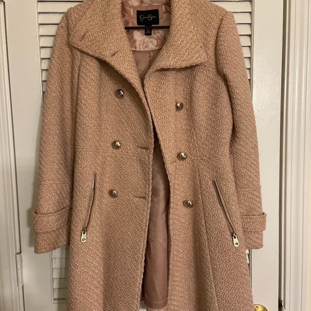 Jessica Simpson Women's Peacoat | Color: Pink | Size: XS